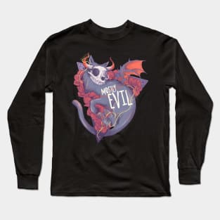 Mostly Evil Cat Long Sleeve T-Shirt